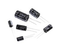 50PCS/Lot Aluminum Electrolytic Capacitors 16V 25V 50V 1UF 2.2UF 3.3UF 4.7UF 10UF 22UF 33UF 47UF 100UF 220UF 330UF 470UF MQXFCZUX(50V 1UF 5x11)