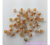 50pcs/lot Button Gel Filled Phone Wire Butt Splice L14Y Crimp Terminal UY Connector 2 Port Loss