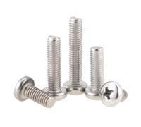 50pcs M2.5 Lunghezza 3-30mm DIN7985 GB818 304 Viti a testa cilindrica incassata a croce in acciaio inossidabile a(8mm)