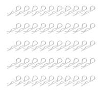 50pcs M2x50mm Fermaglio Resistente per R Clip Molla Cavo Spilla Capelli