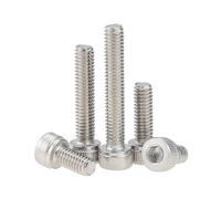 50pcs M3 * 6 8 10 12mm 16mm 20mm 25mm 30mm Viti in acciaio inossidabile Vite a esagono incassato Bullone di fissaggio(8mm)