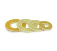 50pcs M3-M12 GB97 guarnizione isolante rondella piatta in bachelite cuscinetto in resina epossidica guarnizione in bachelite meson-M 10 x 20 x 1,5 mm,Giallo