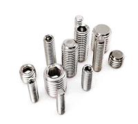 50pcs M3x12mm,Din913 304 Acciaio inox Allen Allen Hex Hexagon Presa esagonale Punto piatto Set Fine a vite Grub senza testa Bol