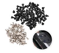 50Pcs Metal Cone Rivets DIY Decorative Accessories for Punk Style Clothes Bags