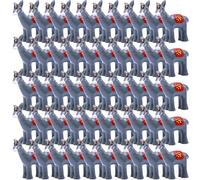 50pcs Mini Figurine di Asino, Piccoli Animali in Resina in Miniatura realistica Artigianato di Asino minuscola figurina Gran Parte per la Decorazione del Paesaggio Micro Giardino