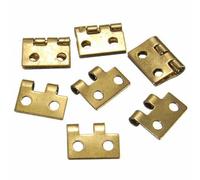 50Pcs Mini Piccolo Metallo Cerniera 180 Gradi Rotazione per 1/12 Dollhouse Miniature Cabinet Mobili