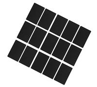 50PCS Nome aziendale, Carte Incisione Carte Stock e Resistente all'usura Alluminio Visiting per Società Tazze da Tè Verde Tazze Piattini, Nero