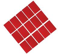 50PCS Nome aziendale, Carte Incisione Carte Stock e Resistente all'usura Alluminio Visiting per Società Tazze da Tè Verde Tazze Piattini, Rosso