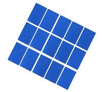 50PCS Nome aziendale, Carte Incisione Carte Stock e Resistente all'usura Alluminio Visiting per Società Tazze da Tè Verde Tazze Piattini, Blu