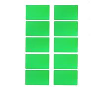 50PCS Nome aziendale, Carte Incisione Carte Stock e Resistente all'usura Alluminio Visiting per Società Tazze da Tè Verde Tazze Piattini, Verde