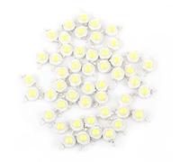 50pcs Perline Lampada LED, Chip LED Ad Alta Potenza 1W Lampadina Chip SMD Lampada LED, Perla LED Bianco Caldo SMD 1W per la Casa, Studio, Esposizione Sostituzione Della Lampadina