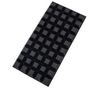 50pcs piedini autoadesivi in gomma,protezione per armadi, piccoli elettrodomestici, elettronici, cornici a quadri,la superficie, isolamento acustico,colore: nero
