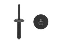 50Pcs Plastic Rivets Door Bumper Fender Car Push Type Fastener Clip 6mm for BMW