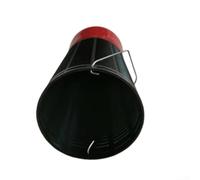 50pcs plastica Esca da pesca Holder Mesh Cage Kit (nero medio) | Il design a rete tiene l'esca a lungo, attira le scuole di pesci, ideale per la carpa, include 50 pezzi per set