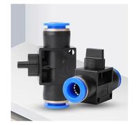 50pcs Pneumatic Fittings Hands Valves Fitting Speeds Switch Controller Air Water Tube Connector HVFF 4mm 6mm 8mm 10mm 12mm(50pcs HVFF10MM)