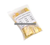 50pcs Polypropylene Film X2 Capacitor Assorted Kit 275VAC 10Values*5pcs 1NF - 1UF ZDVHOMCB