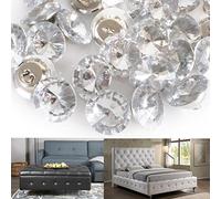 50pcs Pulsante Rotondo Cristalli Artificiali Mobili Pulsante Sedia Divano Testata Decorare Pulsante Dimensione: 20mm