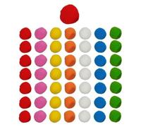 50PCS Reusable Water Sponge Balls For Water Fight Toys Soft Colorful Splash