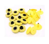 50PCS RFID EM4305 Chip 134.2Khz ISO11784 ISO11785 Tag dell'orecchio per la gestione degli animali