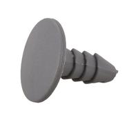 50PCS Rivetti In Plastica Grigia Da 8Mm Per Porta Clip Push In Per Auto U1F1