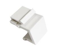 50pcs RJ45 Jack Inserts Blank Modules for Wall Plates Patch Panels Home Network Setup White