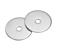 50Pcs Rondelle M4 Acciaio 304 25mm x1.5mm per Auto/Moto