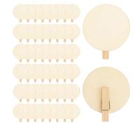 50Pcs Rotondo Disco di Legno Clip per Bambino Adulto Arte Artigianato Progetto Foto Display Della Parete Decorazione di Nozze Scrapbooking Forniture