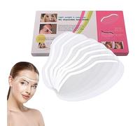 50PCS Salon Shield, Copertura del Viso da Parrucchiere Forniture per Barbiere Maschera Trasparente Protezioni per Gli Occhi Protezione Viso Doccia, Trucco Extension Ciglia