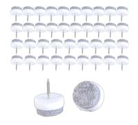 50pcs Sedia Multiuso Feltro Pad Per Pavimento Protezione E Riduzione Del Rumore Facile Installazioni Diametro 22mm Dimensione
