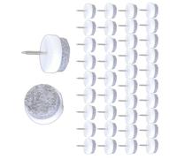50pcs Sedia Multiuso Feltro Pad Per Pavimento Protezione E Riduzione Del Rumore Facile Installazioni Diametro 22mm Dimensione