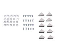 50Pcs Set di Connettori per Profilo in Alluminio Serie 2020 con Staffa Ango6069