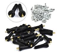 50pcs / Set Gomma Auto Ruota Pressione Sensore Valvola Manubrio Cerchio Parte