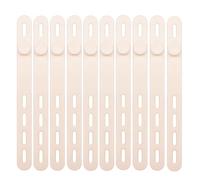 50pcs Silicone Cable Ties Adjustable Straps Cord Organizer Reusable Management Fastening per Scrivania(Khaki)