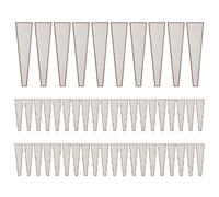 50Pcs Single Rose Sleeves Flower Wrapping Bag Bouquet Packaging Bags F