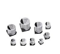 50pcs SMD Electrolytic Capacitor Aluminum 6.3V 10V 16V 25V 35V 50V 63V 100V 400V 1UF 4.7UF 10UF 47UF 100UF 470UF 680UF 1000UF EKFBQBGW(4.7UF 100V)