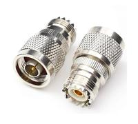 50PCS SO239 UHF femmina da jack a N maschio connettore adattatore coassiale RF