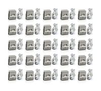 50Pcs Solare In Acciaio Inox PV Cavo Clip Morsetto per 2x4mm