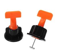 50Pcs Tile Laying Level Wedges Alignment Spacers Reusable Wedge Crossers Tool Replaceable Needle Pin Adjustable Locator Spacers