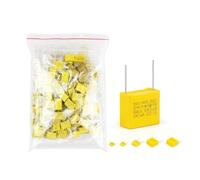 50PcsLot Capacitor Kit 275VAC X2 Series 0.01UF~2.2UF 10Values Polypropylene Film Capacitors 102K-105K Assorted Kit Set NWPNLXEA(70Pcs in Bags)