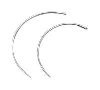 SUPVOX Aghi curvi 50pcs Tipo c per Tessitura ago Aghi per Cucire a Mano ago in Pelle