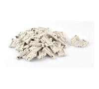 50pz 35mm DIN binario terminale blocco fine fermo montante gancetti