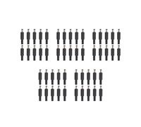 50PZ 5.5X2.1mm Maschio A Saldare Tip Plug Jack Connettori Diritti per Alimentazione A Corrente Continua LED Luci Interruttore Nero