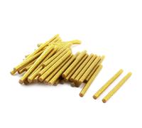 50pz 7mm x 100mm Oro Tono Glitter Elettrico Caldo Fondere Pistola Stecche