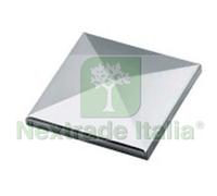 50PZ COPRIPILASTRO QUADRO GREZZO ART.165 MM.85X85: