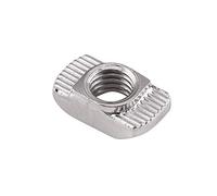 50Pz Dado a T-Scanalatura in Acciaio al Carbonio, Dado a Testa Martello (EU40-M8*19.5 * 10)