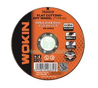 50PZ DISCO ABRASIVO TAGLIO FERRO 760 WOKIN MM 115X22,2 H.MM 1 760011:
