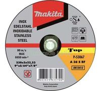 50PZ DISCO ABRASIVO TAGLIO FERRO MAKITA MM 230X22,2 H.MM 2,0: