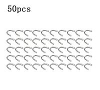 50pz Esca da Pesca U-Rings Ottone 6x6mm per Spinner Personalizzato e Rigging