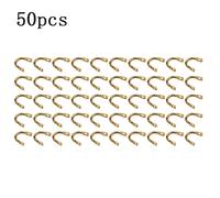 50pz Esca da Pesca U-Rings Ottone 6x6mm per Spinner Personalizzato e Rigging