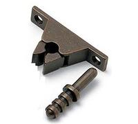 50PZ FERMAPORTE BRONZATO A PINZA